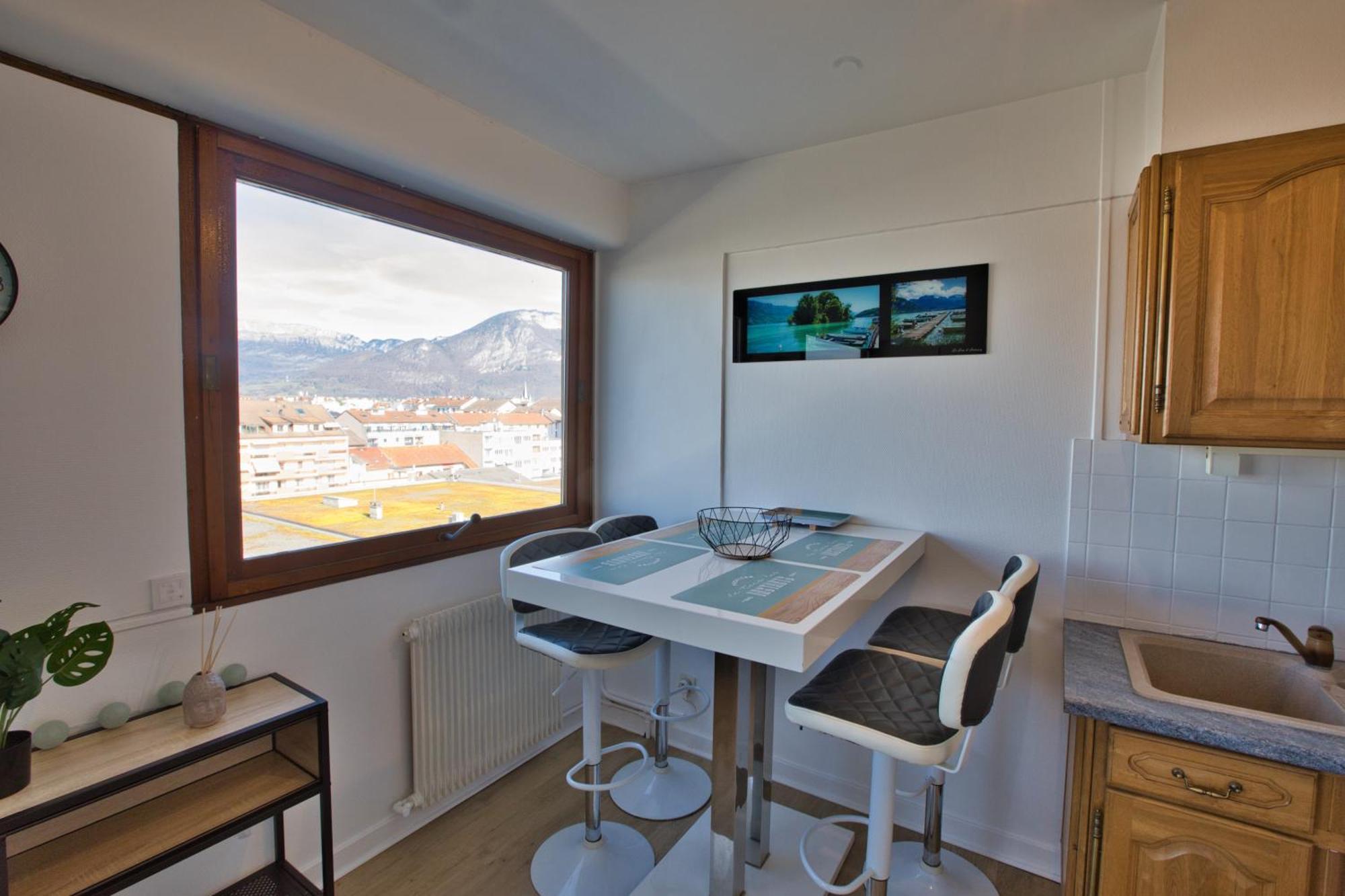Le Sommet Citadin Avec Vue Apartman Annecy Kültér fotó